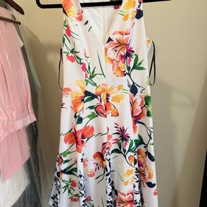 Vince Camuto Kids Dress - White with Floral Print